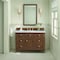 James Martin Vanities 48'' Single Vanity, Mid-Century Walnut w/ 3 CM Carrara White Marble Top 424-V48-WLT-3CAR - alternate 6